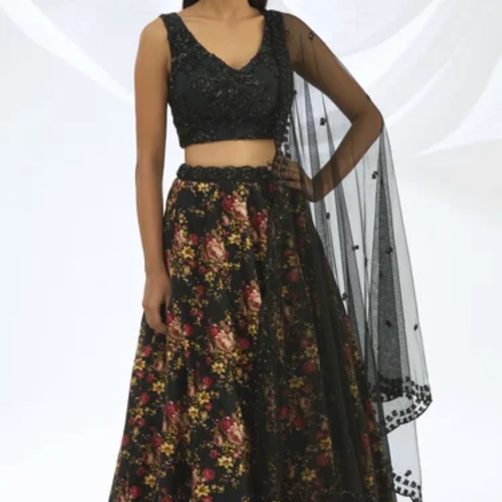 Astha Narang Chanderi Lengha